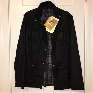 Black Waxed Barbour Jacket